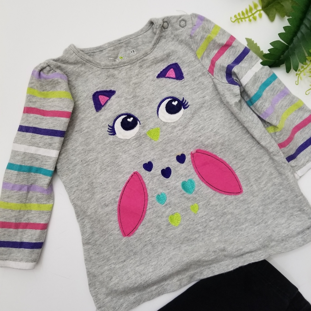 MIXED BRAND SHIRT LEGGING SET 18M 1-2 yrs - Picture 3 of 7